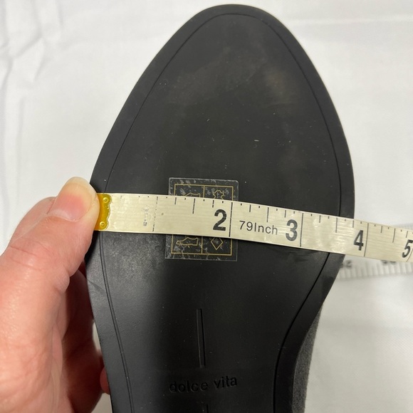 Tarah Gray Suede Dolce Vita Western Ankle Boots Women’s 9.5 - Picture 8 of 13